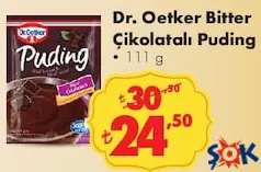 DR. OETKER BİTTER ÇİKOLATALI PUDİNG 111 G